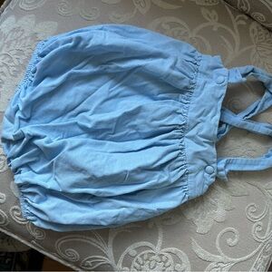 Light blue corduroy kids bubble